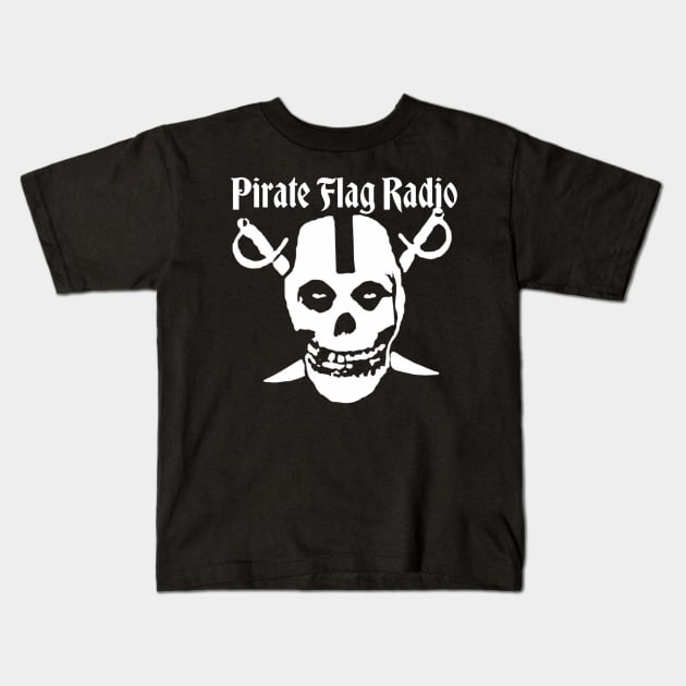 WPFR JUST WIN BABY Kids T-Shirt by PIRATE FLAG RADIO WPFR